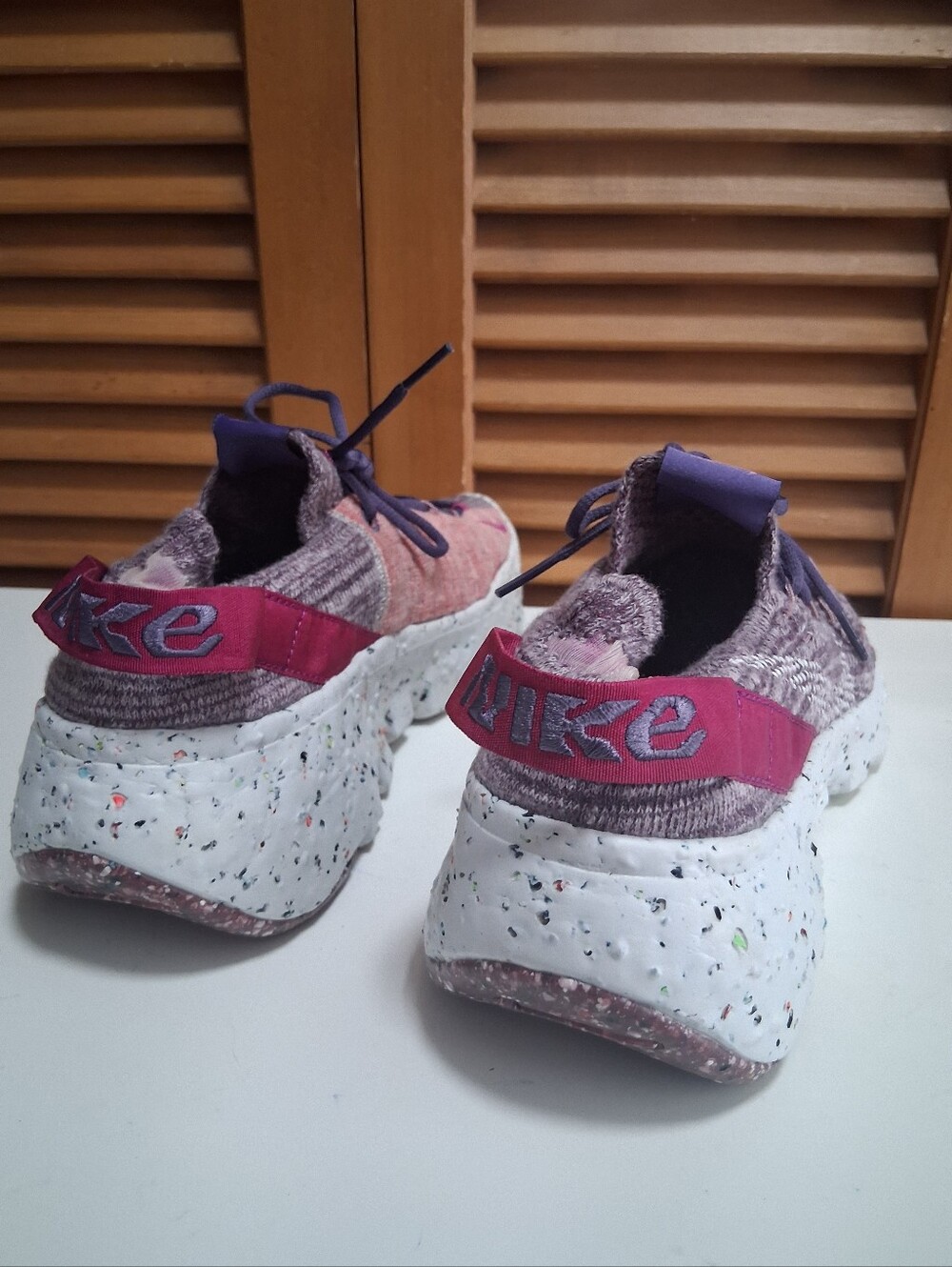 Nike Space Hippie 04 Cactus Flower Photon Dust Gravity Purple Sneakers Size 8 - Picture 6 of 8